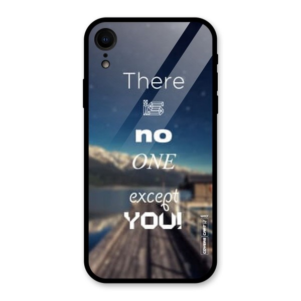 No One But You Glass Back Case for XR