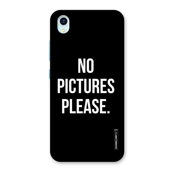 No Pictures Please Back Case for Vivo Y1s