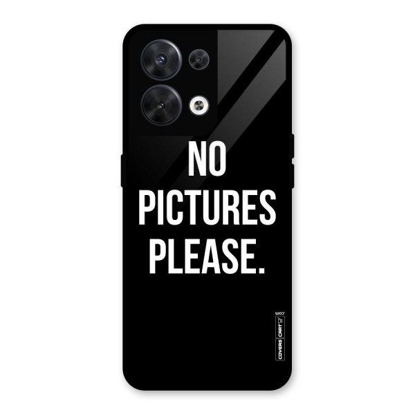 No Pictures Please Glass Back Case for Oppo Reno8 5G