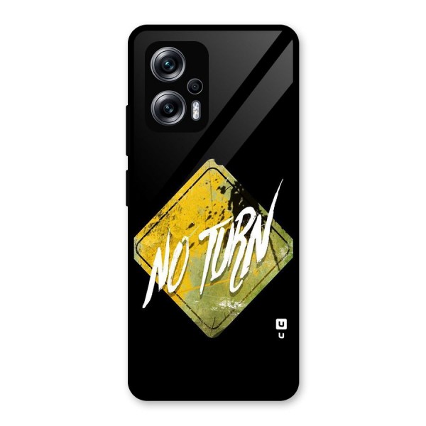 No Turn Glass Back Case for Redmi K50i