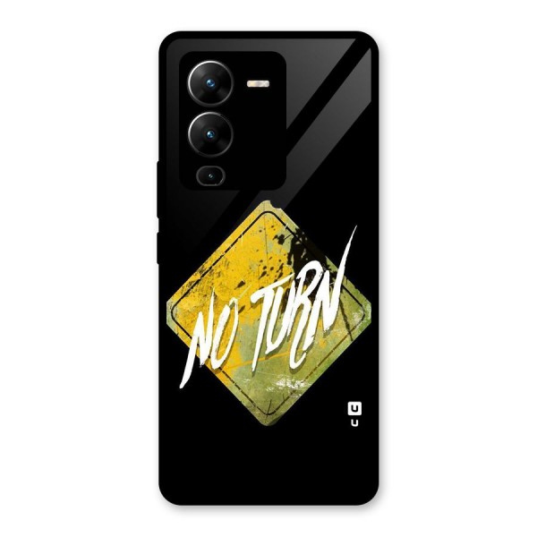 No Turn Glass Back Case for Vivo V25 Pro