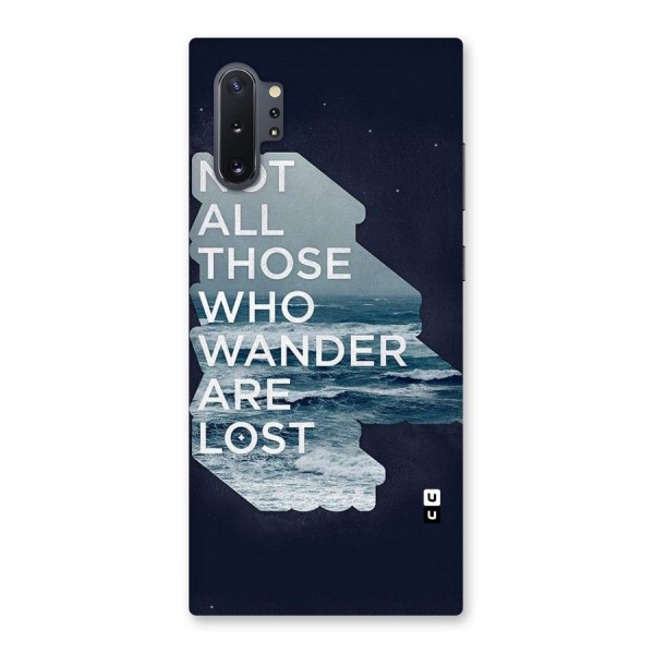 Not Lost Back Case for Galaxy Note 10 Plus