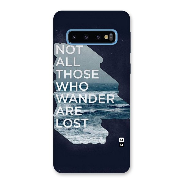 Not Lost Back Case for Galaxy S10