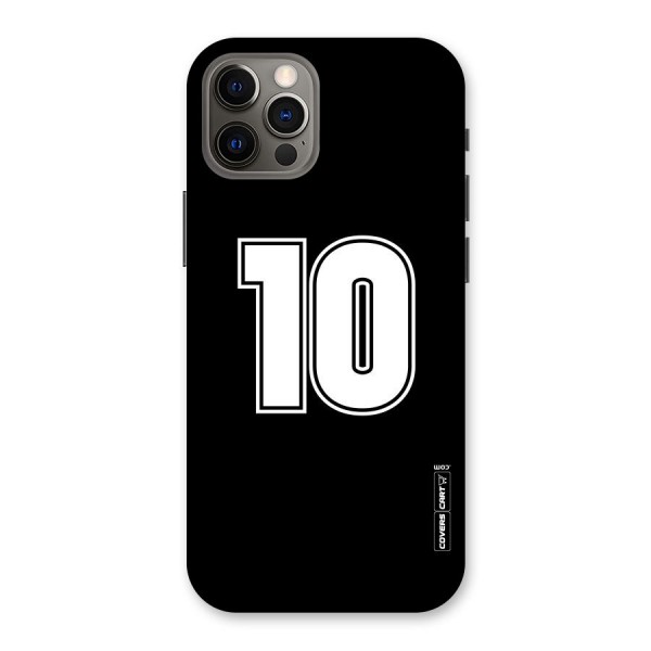 Number 10 Back Case for iPhone 12 Pro