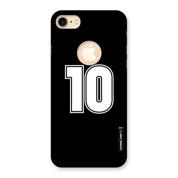 Number 10 Back Case for iPhone 8 Logo Cut