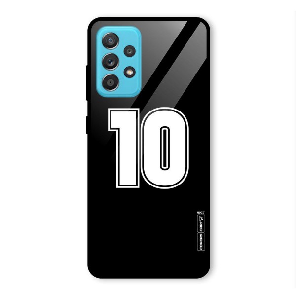 Number 10 Glass Back Case for Galaxy A52s 5G
