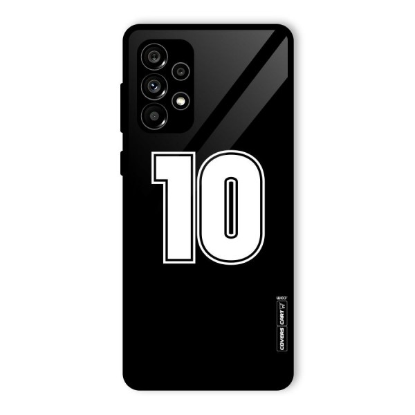 Number 10 Glass Back Case for Galaxy A73 5G