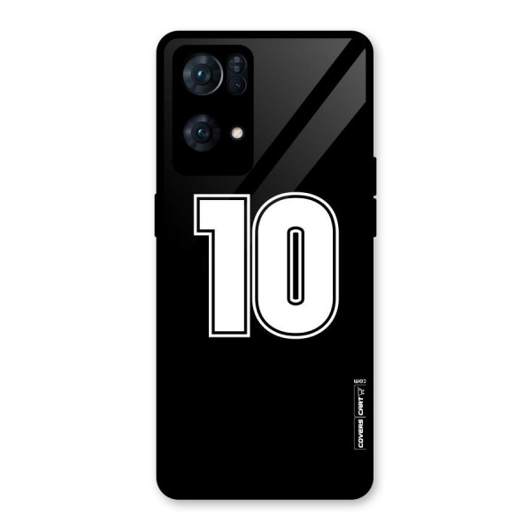 Number 10 Glass Back Case for Oppo Reno7 Pro 5G