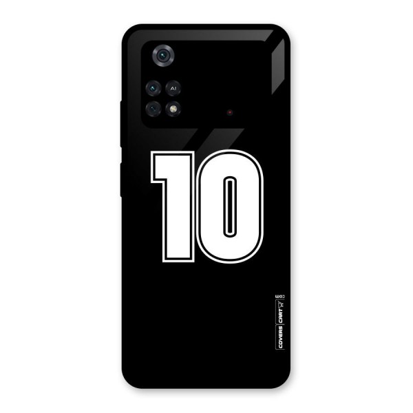 Number 10 Glass Back Case for Poco M4 Pro 4G