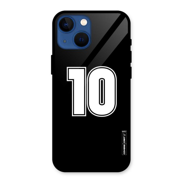 Number 10 Glass Back Case for iPhone 13 Mini