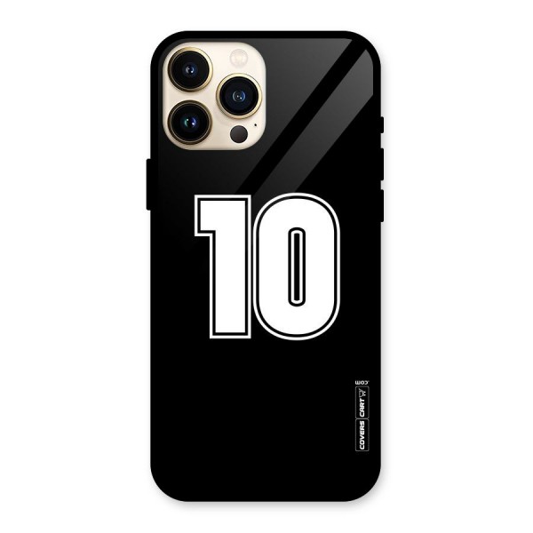Number 10 Glass Back Case for iPhone 13 Pro Max