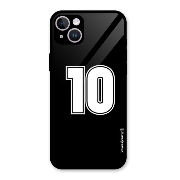 Number 10 Glass Back Case for iPhone 14 Plus