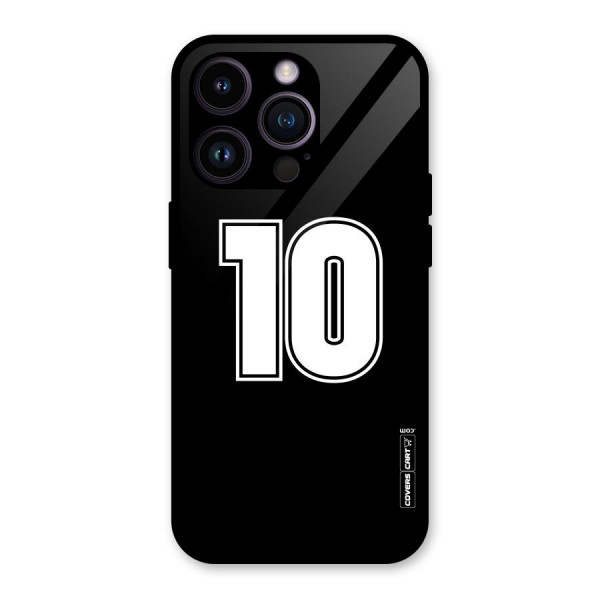 Number 10 Glass Back Case for iPhone 14 Pro