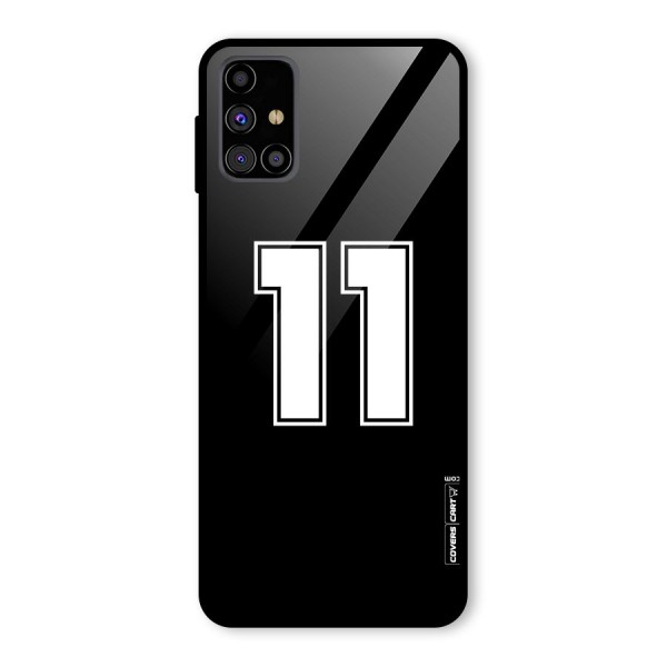 Number 11 Glass Back Case for Galaxy M31s