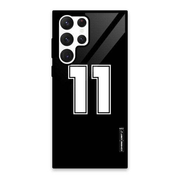 Number 11 Glass Back Case for Galaxy S22 Ultra 5G