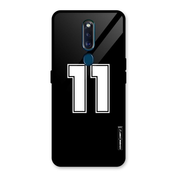 Number 11 Glass Back Case for Oppo F11 Pro