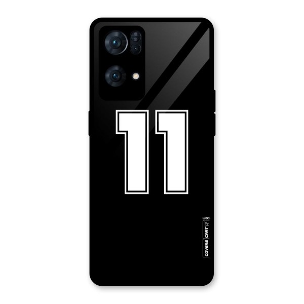 Number 11 Glass Back Case for Oppo Reno7 Pro 5G