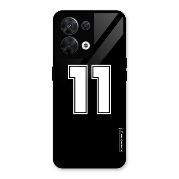 Number 11 Glass Back Case for Oppo Reno8 5G