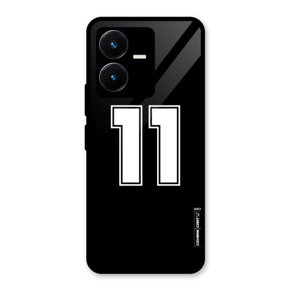 Number 11 Glass Back Case for Vivo Y22