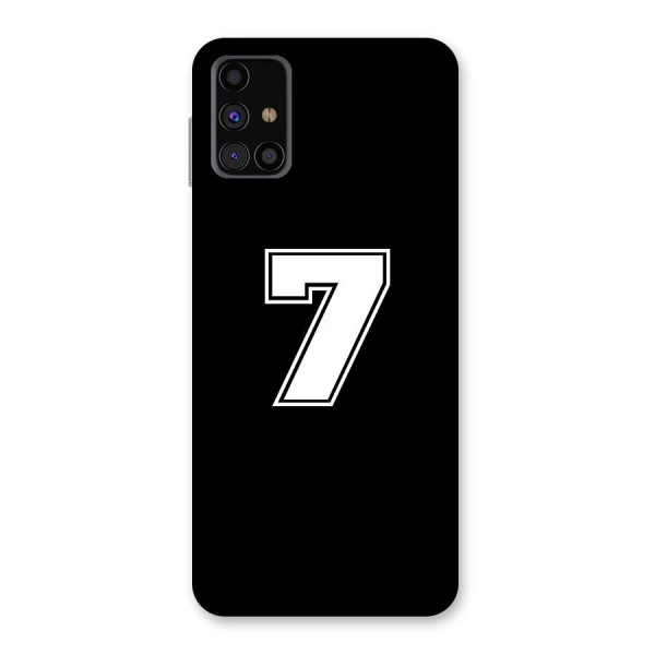 Number 7 Back Case for Galaxy M31s