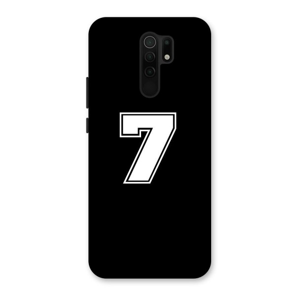 Number 7 Back Case for Redmi 9 Prime