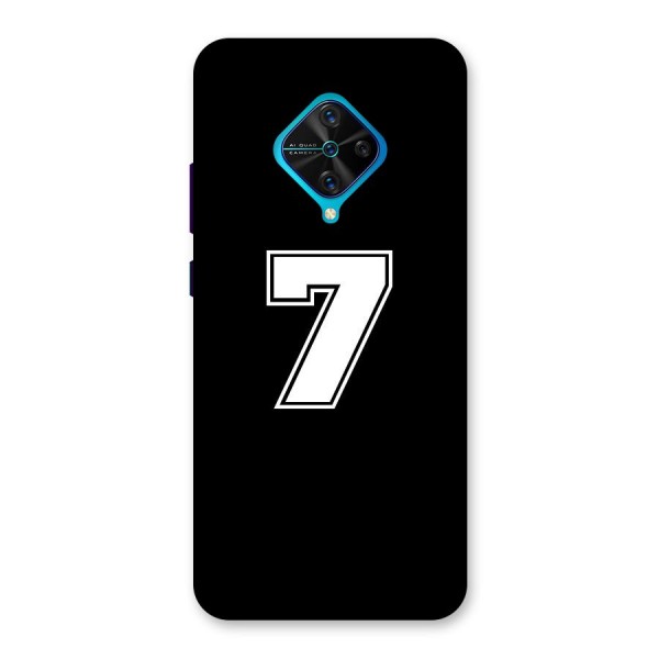 Number 7 Back Case for Vivo S1 Pro