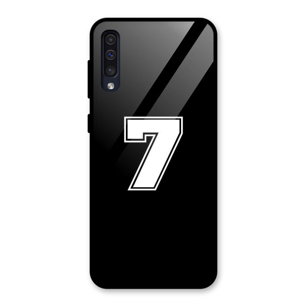 Number 7 Glass Back Case for Galaxy A50