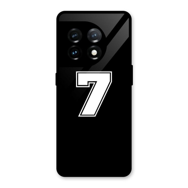 Number 7 Glass Back Case for OnePlus 11