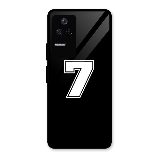 Number 7 Glass Back Case for Poco F4 5G