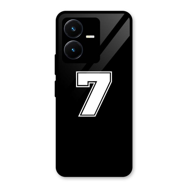 Number 7 Glass Back Case for Vivo Y22