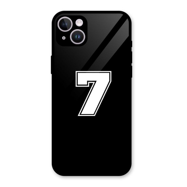 Number 7 Glass Back Case for iPhone 14 Plus