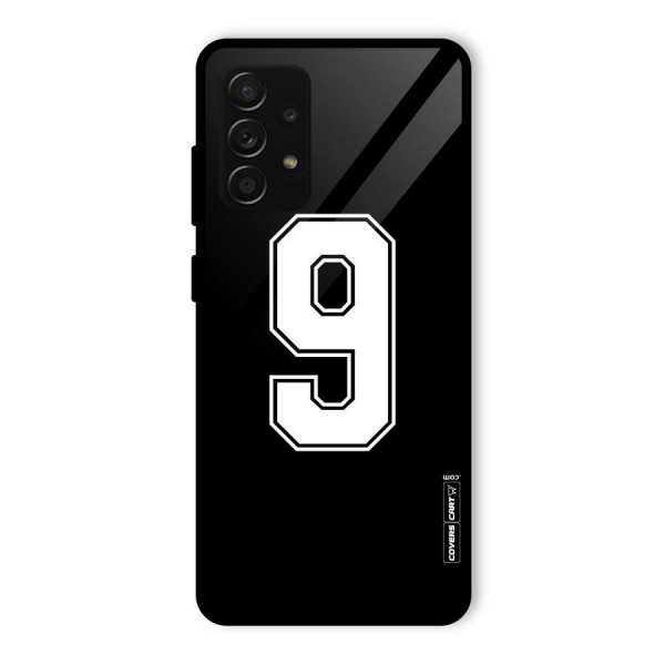 Number 9 Glass Back Case for Galaxy A53 5G