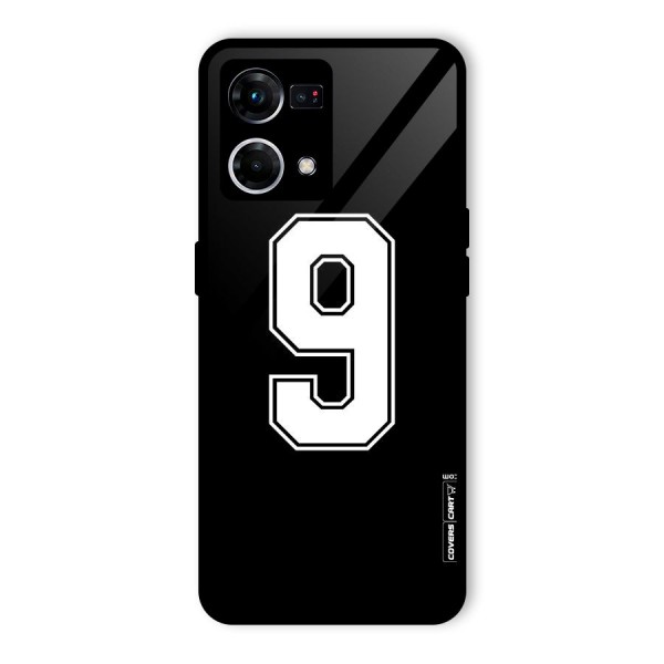 Number 9 Glass Back Case for Oppo F21s Pro 4G