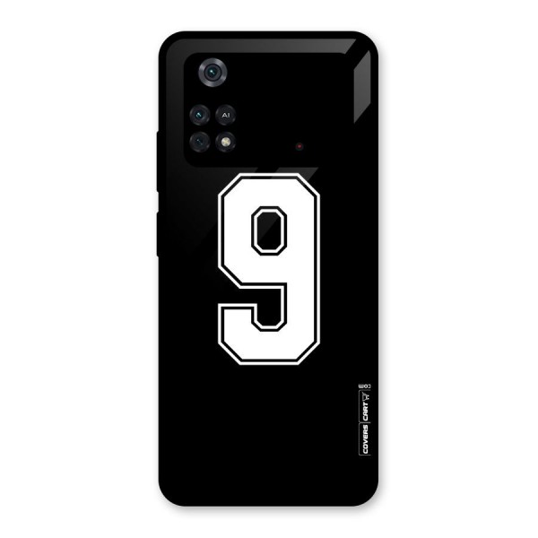 Number 9 Glass Back Case for Poco M4 Pro 4G