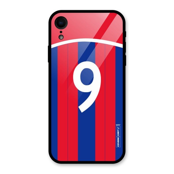 Number 9 Jersey Glass Back Case for XR