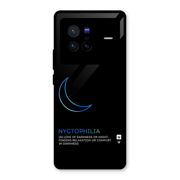 Nyctophilia Love of Darkness Glass Back Case for Vivo X80