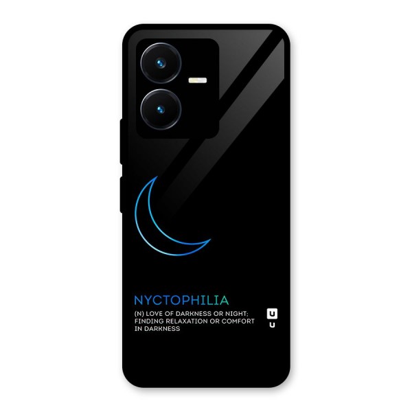 Nyctophilia Love of Darkness Glass Back Case for Vivo Y22