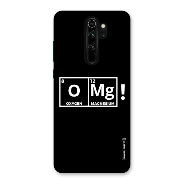 OMG Chemistry Pun Back Case for Redmi Note 8 Pro