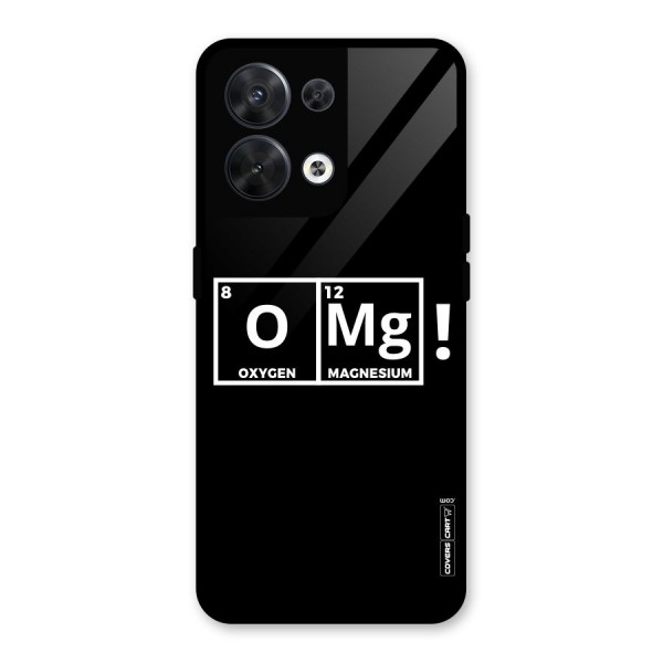 OMG Chemistry Pun Glass Back Case for Oppo Reno8 5G