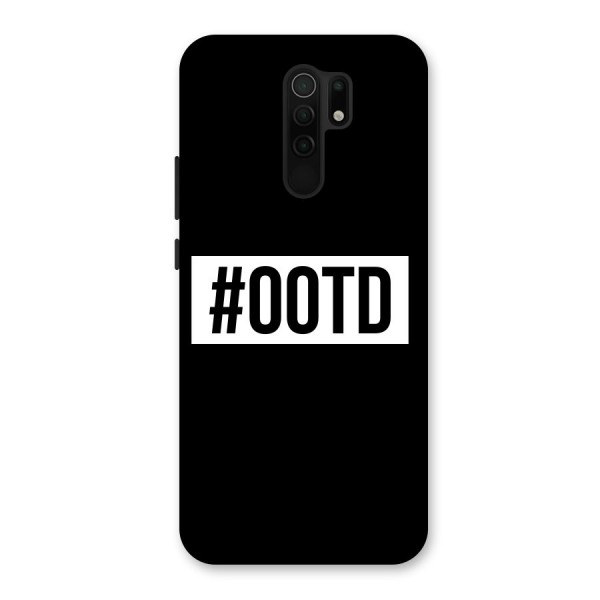 OOTD Back Case for Redmi 9 Prime