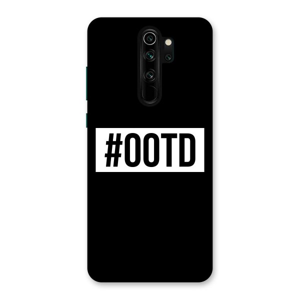 OOTD Back Case for Redmi Note 8 Pro