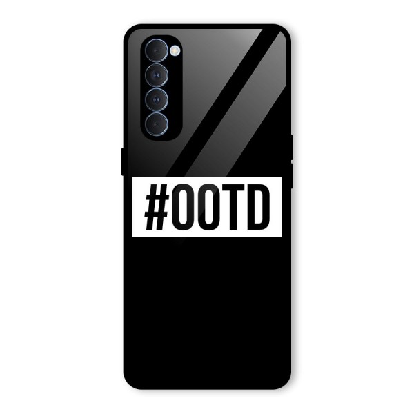 OOTD Glass Back Case for Oppo Reno4 Pro