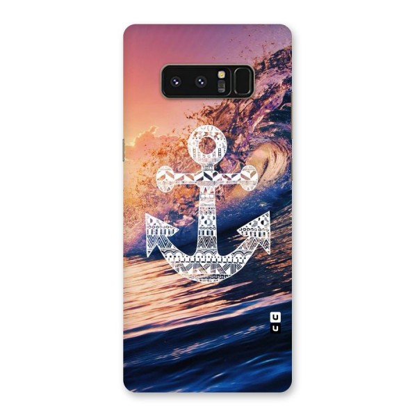 Ocean Anchor Wave Back Case for Galaxy Note 8