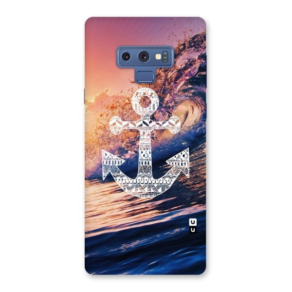 Ocean Anchor Wave Back Case for Galaxy Note 9