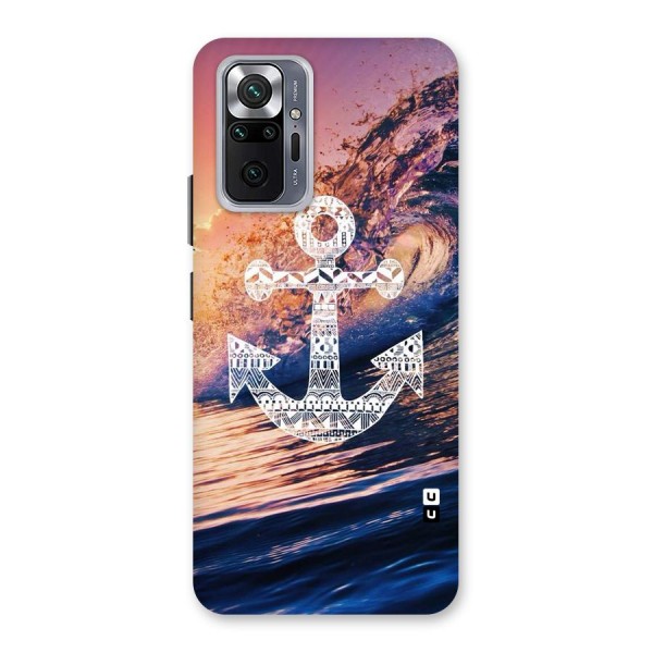 Ocean Anchor Wave Back Case for Redmi Note 10 Pro