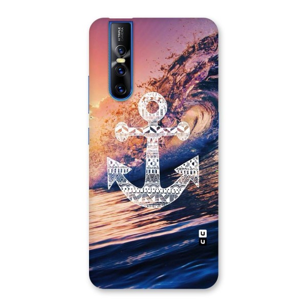 Ocean Anchor Wave Back Case for Vivo V15 Pro