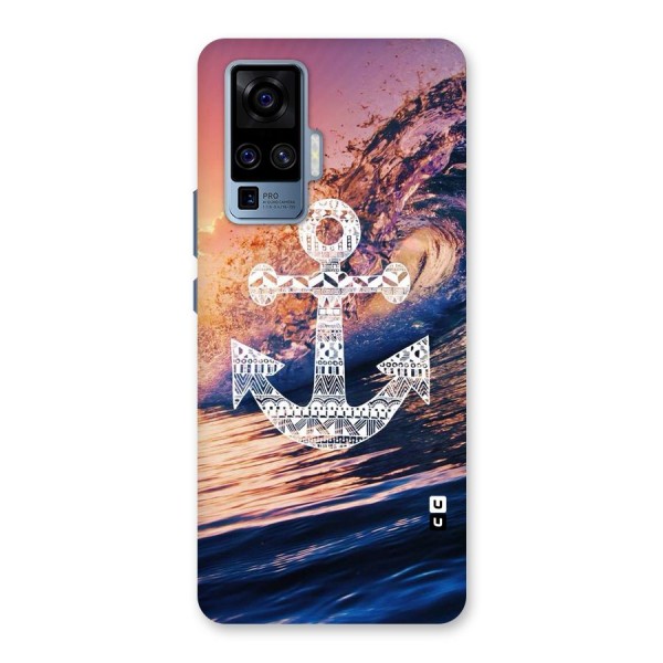 Ocean Anchor Wave Back Case for Vivo X50 Pro