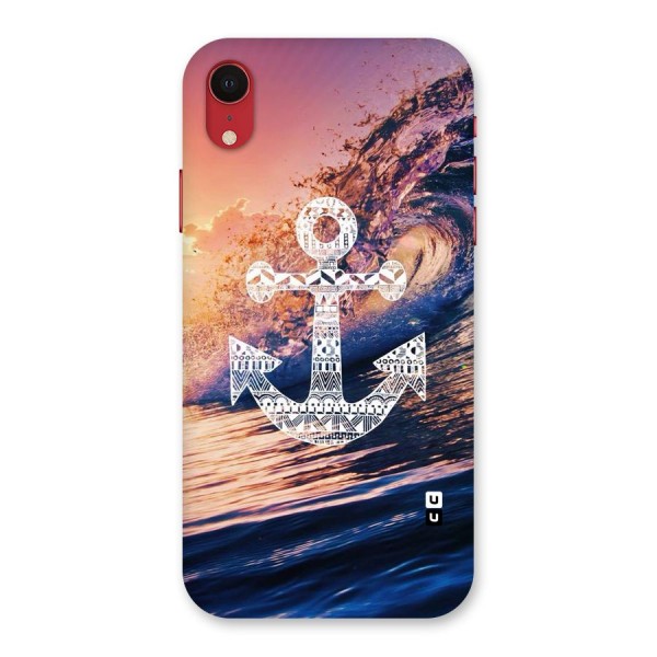 Ocean Anchor Wave Back Case for iPhone XR