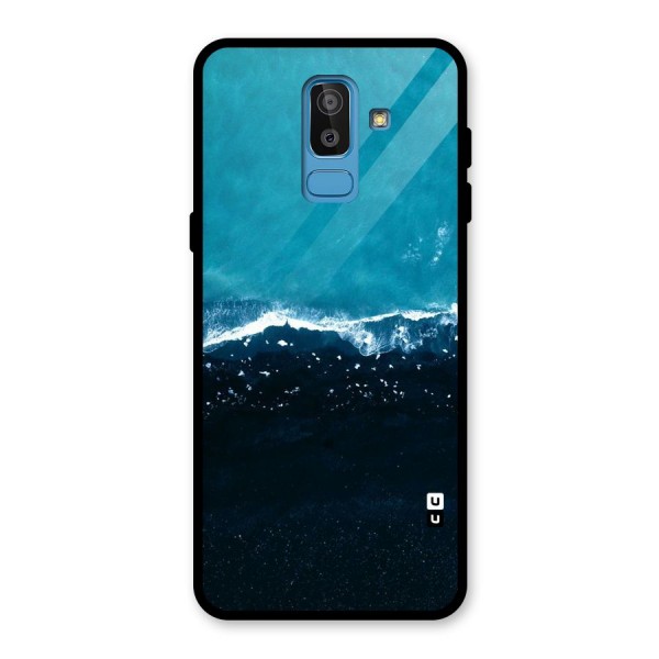 Ocean Blues Glass Back Case for Galaxy J8