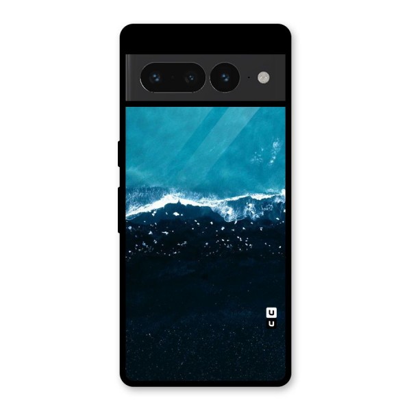 Ocean Blues Glass Back Case for Google Pixel 7 Pro